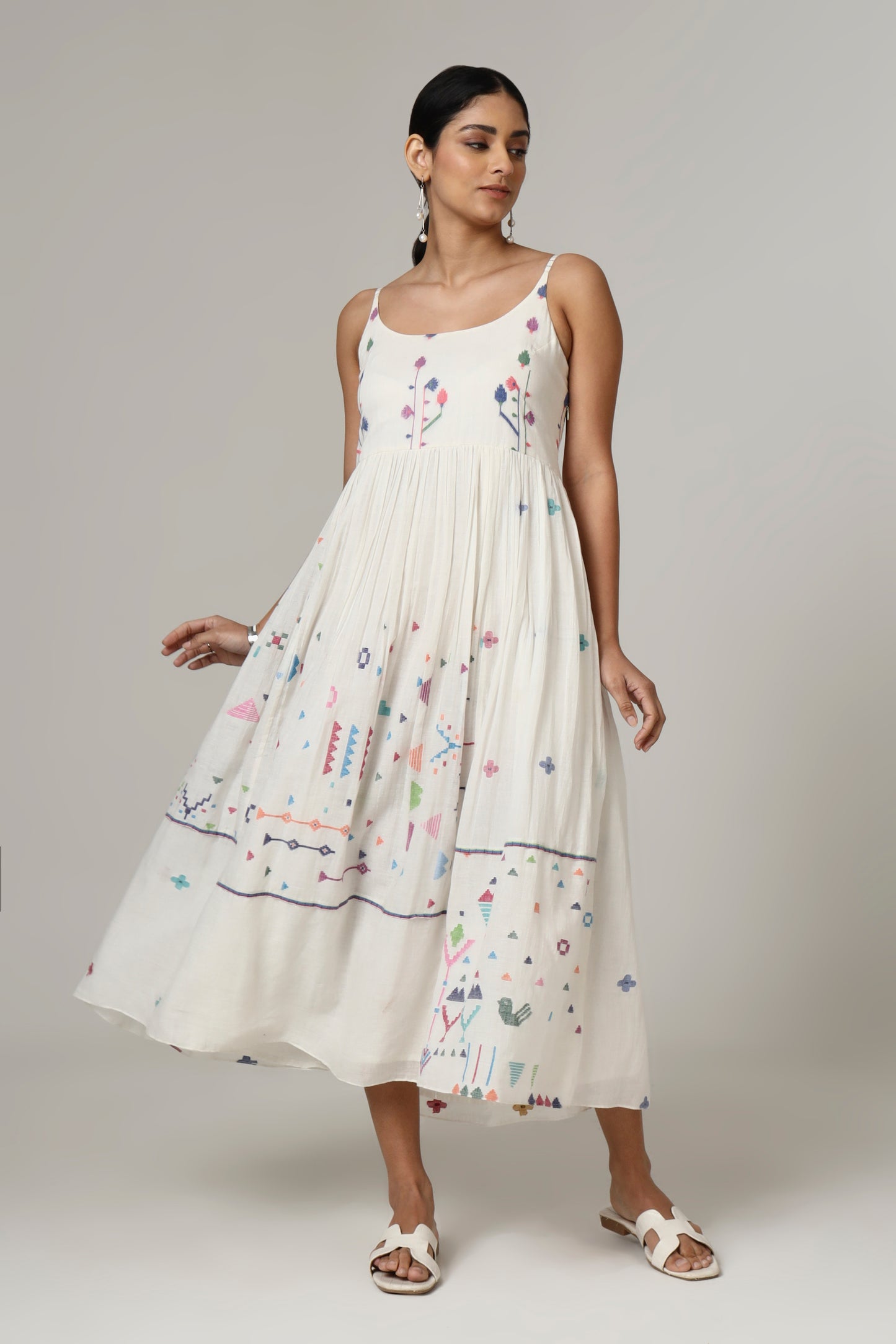 WHITE SUNNY DRESS